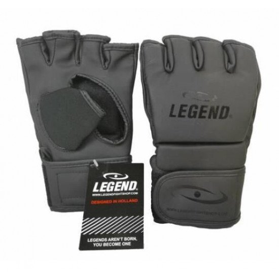 Legend Flow MMA handschoenen of Bokszak handschoenen mat zwart Legend Flow MMA handschoenen of Bokszak handschoenen mat zwart