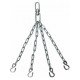 Legend Vierpunts bokszak ketting met swivel Legend Vierpunts bokszak ketting met swivel