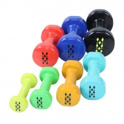 Vinyl dumbbellset 0,5 kg - 7kg Vinyl dumbbellset 0,5 kg - 7kg
