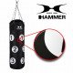 Hammer Boxing Punching bag Sparring met nummers, black, 80 x 30 cm Hammer Boxing Punching bag Sparring met nummers, black, 80 x 30 cm