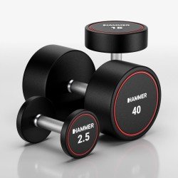 Compacte Dumbells PU 2,5 kg - 40 kg