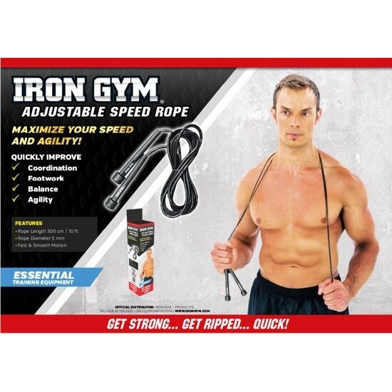 Iron Gym Adjustable Speed Rope Iron Gym Adjustable Speed Rope