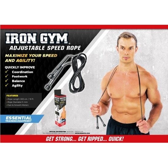 Iron Gym Adjustable Speed Rope