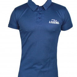 Polo Legend Slimfit Navy Blauw - Maat: 2XS