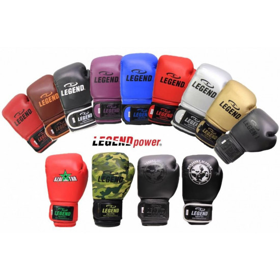 Bokshandschoenen Zilver powerfit Protect - Maat: 16oz