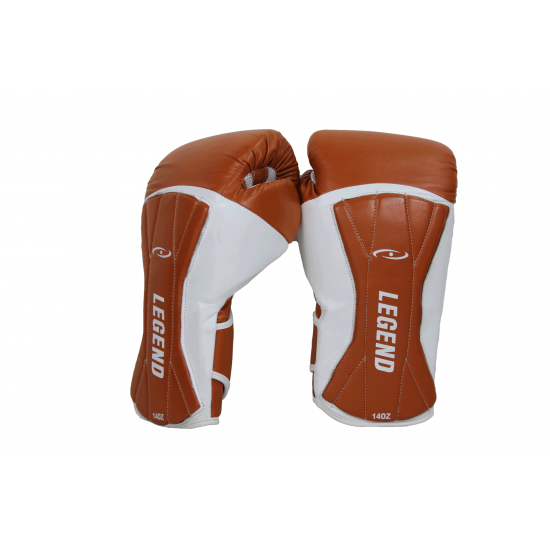 Bokshandschoenen leer Power Special Bruin - Maat: 16oz Bokshandschoenen leer Power Special Bruin - Maat: 16oz