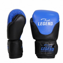 Leren Bokshandschoenen Legend Thai series Blauw - Maat: 14oz