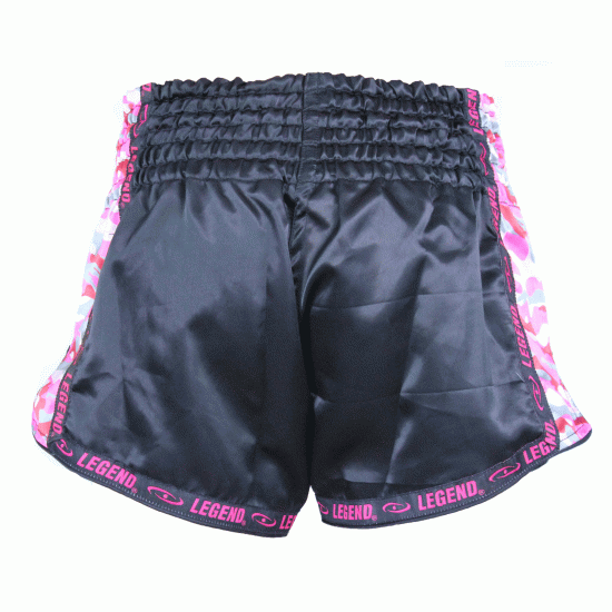 Dames Kickboks broekje Camo roze Legend Trendy - Maat: XL Dames Kickboks broekje Camo roze Legend Trendy - Maat: XL