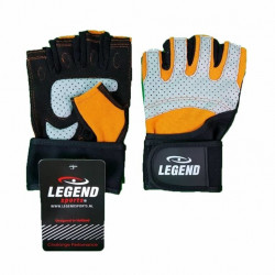 Fitness Handschoenen Legend Grip Oranje/Grijs Fitness Handschoenen Legend Grip Oranje/Grijs