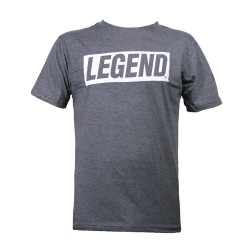 t-shirt army grijs Legend inspiration quote - Maat: XS