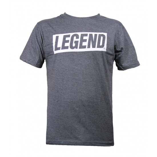 t-shirt army grijs Legend inspiration quote - Maat: XS
