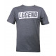 t-shirt army grijs Legend inspiration quote - Maat: S