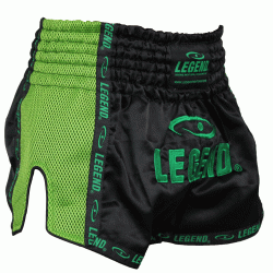 Kickboks broekje Groen Mesh Legend Trendy  - Maat: XL