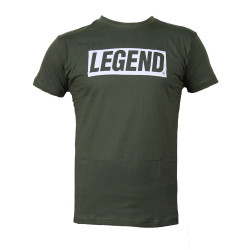 t-shirt army green Legend inspiration quote - Maat: 3XL