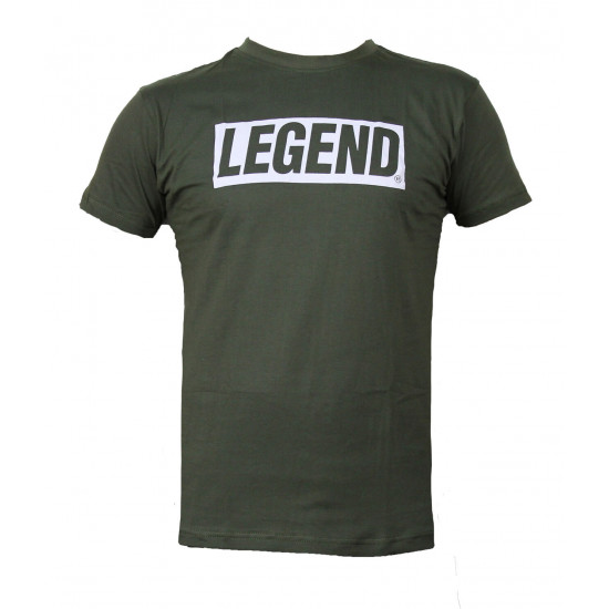 t-shirt army green Legend inspiration quote - Maat: M
