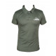 Polo Legend Slimfit army green - Maat: 2XS