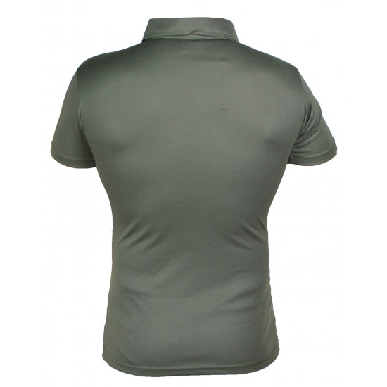 Polo Legend Slimfit army green - Maat: 2XS