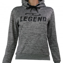 Joggingpak dames/heren met hoodie grijs - Maat: L Joggingpak dames/heren met hoodie grijs - Maat: L