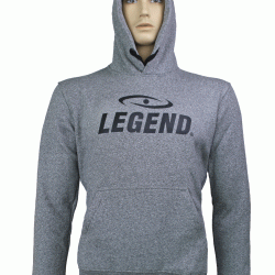 Hoodie Legend Fleece grijs - Maat: XS