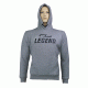 Hoodie Legend Fleece grijs - Maat: XL