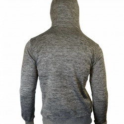 Hoodie dames/heren trendy Legend design Grijs - Maat: L