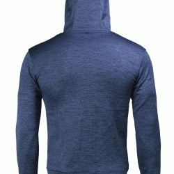 Hoodie dames/heren trendy Legend design Navy Blauw - Maat: L