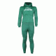Joggingpak dames/heren met hoodie groen - Maat: L Joggingpak dames/heren met hoodie groen - Maat: L