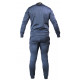 Joggingpak dames/heren met trui/sweater Navy Blauw - Maat: XXL
