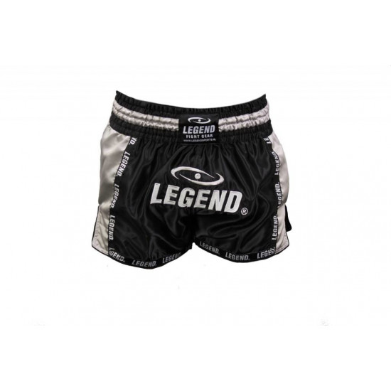 Kickboks broekje grijs Legend Trendy - Maat: L Kickboks broekje grijs Legend Trendy - Maat: L
