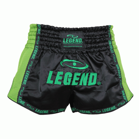 Kickboks broekje Groen Mesh Legend Trendy - Maat: XS Kickboks broekje Groen Mesh Legend Trendy - Maat: XS