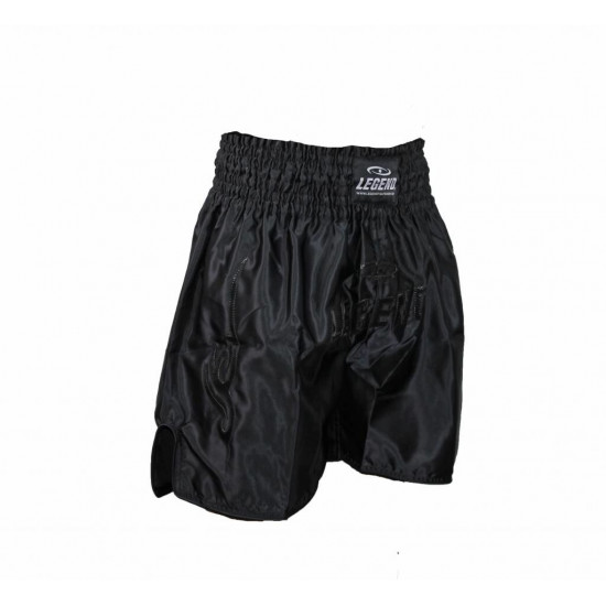 Kickboks broekje legend lang model zwart - Maat: XXS Kickboks broekje legend lang model zwart - Maat: XXS