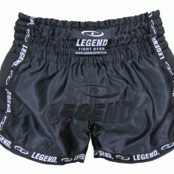 Kickboks broekje Zwart Mesh Legend Trendy  - Maat: L