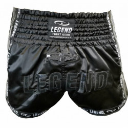 Kickboks broekje glamour black Legend Trendy - Maat: L Kickboks broekje glamour black Legend Trendy - Maat: L