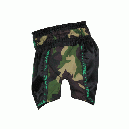 Kickboks broekje Camo Army Legend Trendy - Maat: M Kickboks broekje Camo Army Legend Trendy - Maat: M
