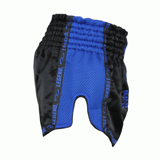 Kickboks broekje blauw mesh Legend Trendy  - Maat: M