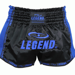 Kickboks broekje blauw mesh Legend Trendy  - Maat: L