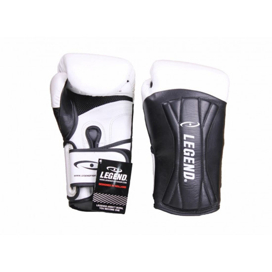 Bokshandschoenen leer Legend Power Special Wit - Maat: 16oz Bokshandschoenen leer Legend Power Special Wit - Maat: 16oz