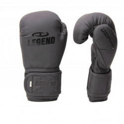 4-8 jaar Bokshandschoenen kind Mat Zwart - Maat: 4oz