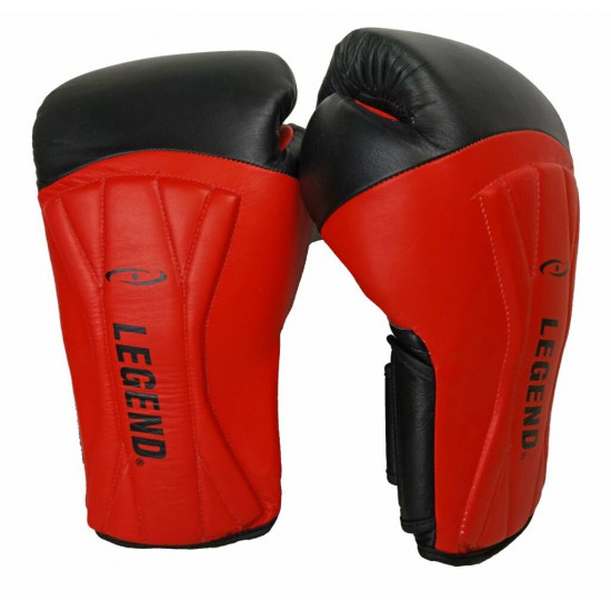 Bokshandschoenen leer Legend Power Special Rood - Maat: 16oz