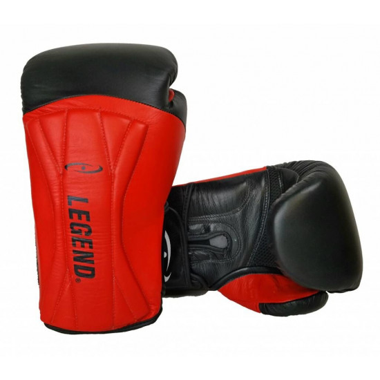 Bokshandschoenen leer Legend Power Special Rood - Maat: 12oz Bokshandschoenen leer Legend Power Special Rood - Maat: 12oz