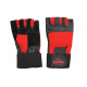 Fitness handschoenen leder zwart/rood Legend Fitness handschoenen leder zwart/rood Legend