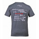 t-shirt army grijs Legend inspiration quote - Maat: XL