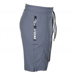 Korte broek/short Legend met rits vakken mat grijs - Maat: 2XS Korte broek/short Legend met rits vakken mat grijs - Maat: 2XS