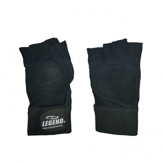 Fitness Handschoenen Legend Mesh zwart - Maat: XL