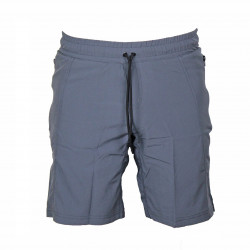 Korte broek/short Legend met rits vakken mat grijs - Maat: 2XS