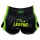 Kickboks broekje neon groen mesh Legend Trendy - Maat: M Kickboks broekje neon groen mesh Legend Trendy - Maat: M
