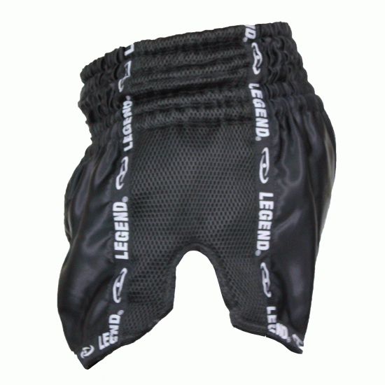 Kickboks broekje Zwart Mesh Legend Trendy  - Maat: S