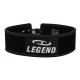 Power Lifting Fitness Riem lever zwart suede leer - Maat: S