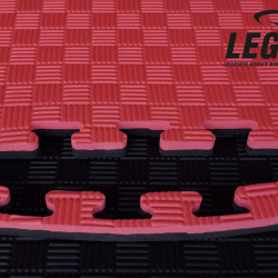 Legend Puzzelmat sport 2.5CM Zwart/Rood - Default