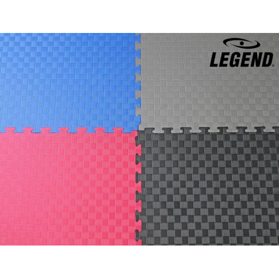 Legend Puzzelmat sport 4CM Blauw/Rood - Default